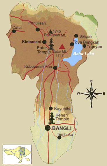  Bangli  Map