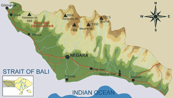  Jembrana Map