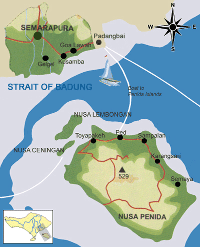 Klungkung   Map